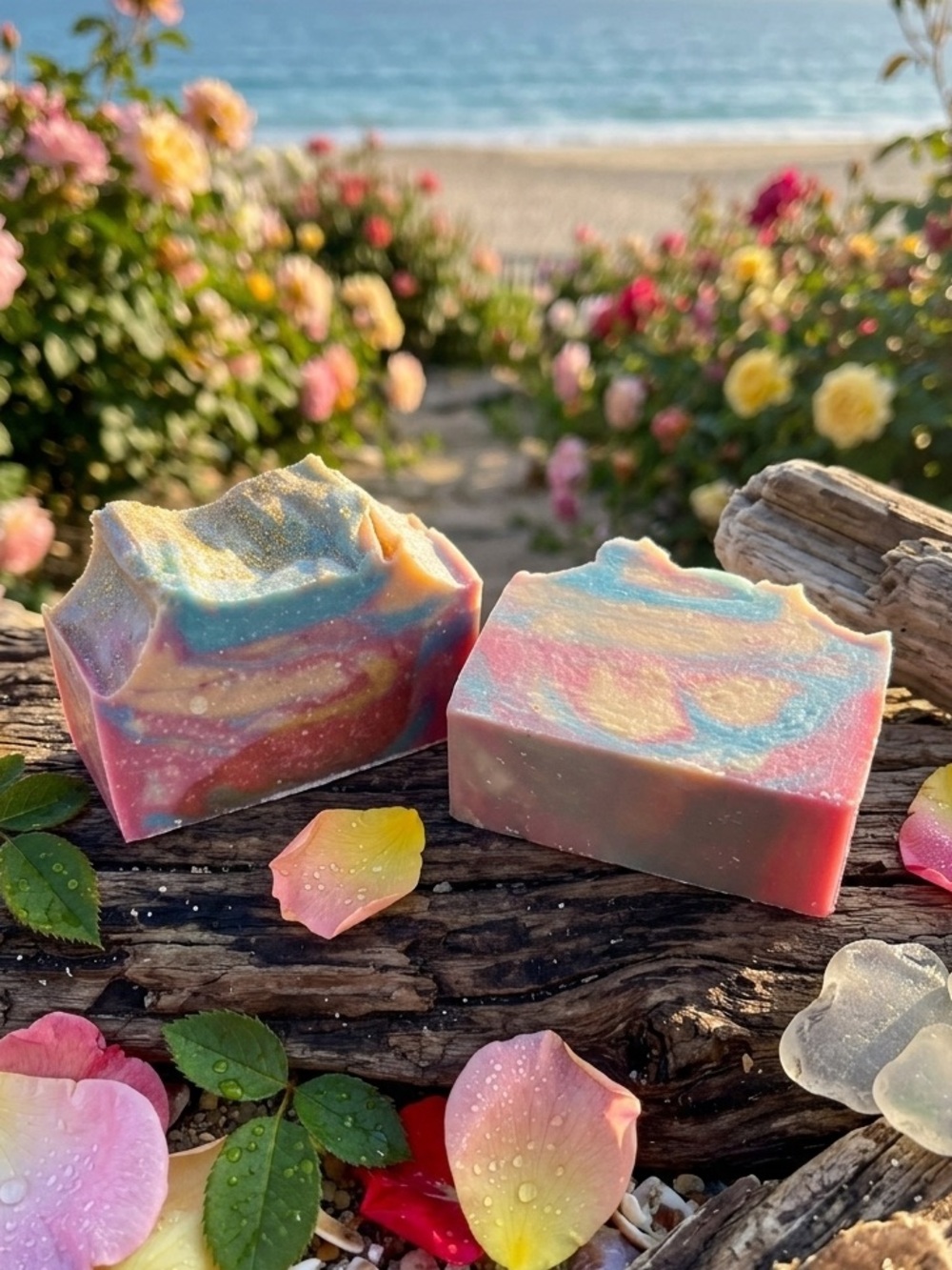 Seaside Petals Goat Milk Soap